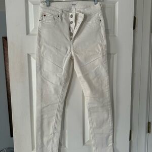 White Button-Fly HUDSON jeans